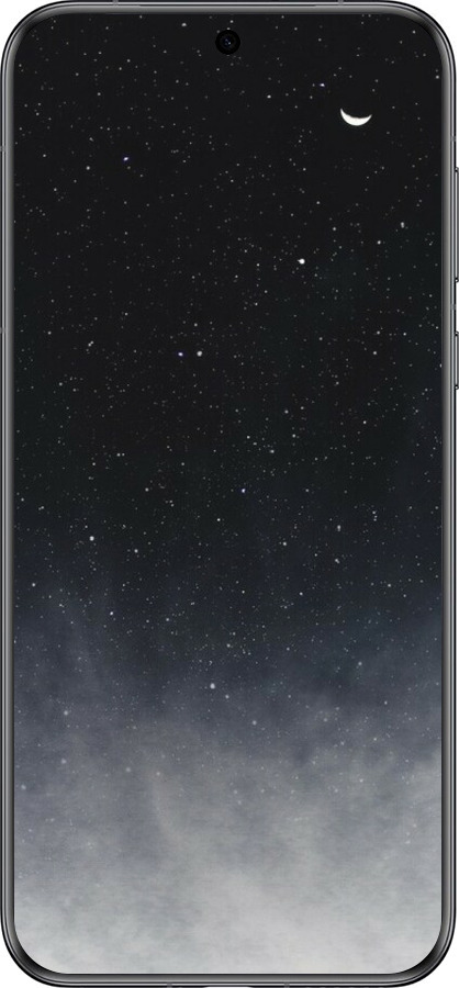 Силиконовый чехол Сині хмари, Синій місяць для Huawei Pura 70 - 6396u-3703 изображение 