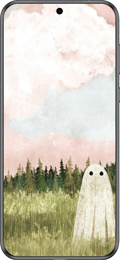 Силиконовый чехол Привидение для Huawei Pura 70 - 6401u-3703 изображение 