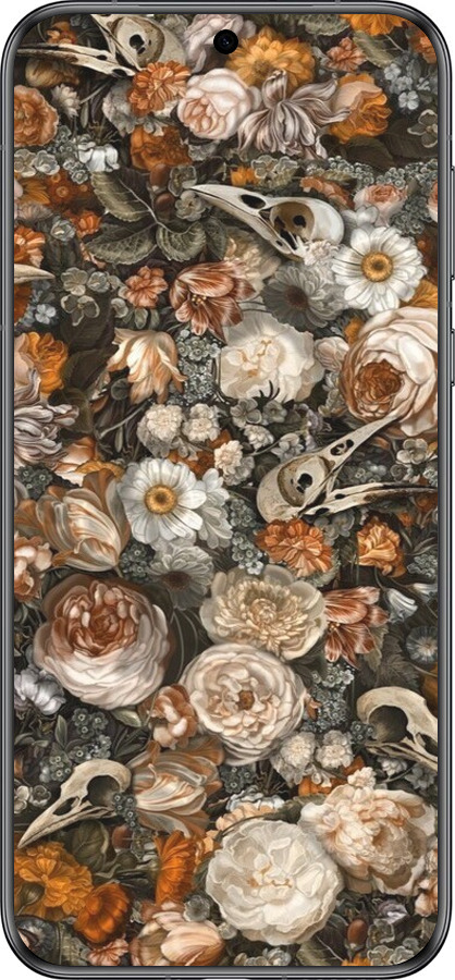 Силиконовый чехол В стиле барокко-мрачный для Huawei Pura 70 - 6404u-3703 изображение 