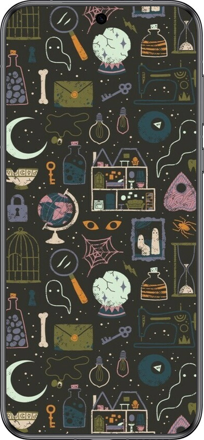 Силиконовый чехол Колдовской принт для Huawei Pura 70 - 6425u-3703 изображение 