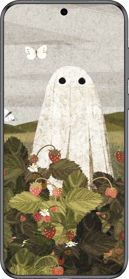 Силиконовый чехол Клубничные поля и привидения для Huawei Pura 70 - 6426u-3703 изображение 