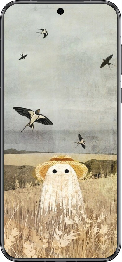 Силиконовый чехол Призрак в поле для Huawei Pura 70 - 6427u-3703 изображение 