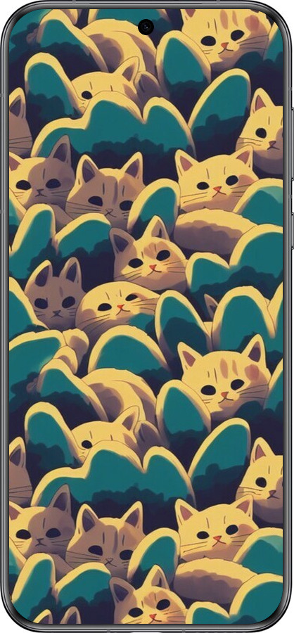 Силиконовый чехол С изображением кошек для Huawei Pura 70 - 6429u-3703 изображение 