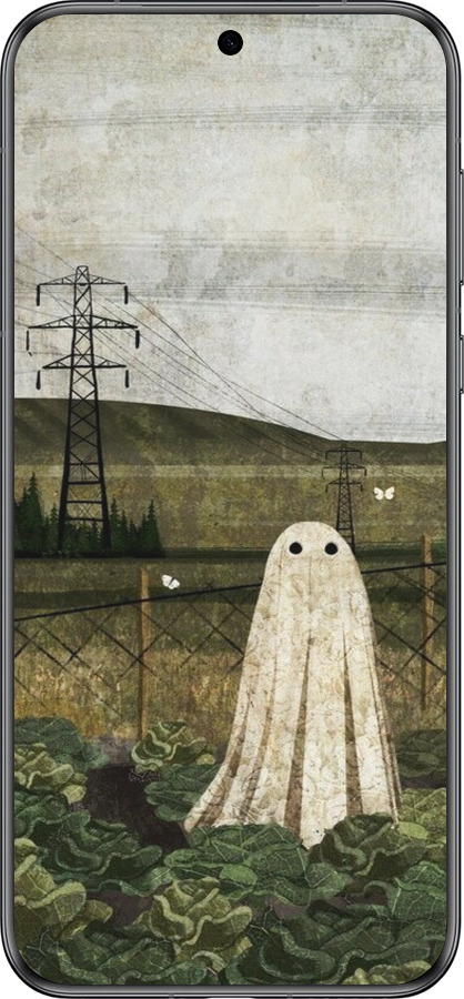 Силиконовый чехол Иллюстрация призрак в капусте для Huawei Pura 70 - 6440u-3703 изображение 