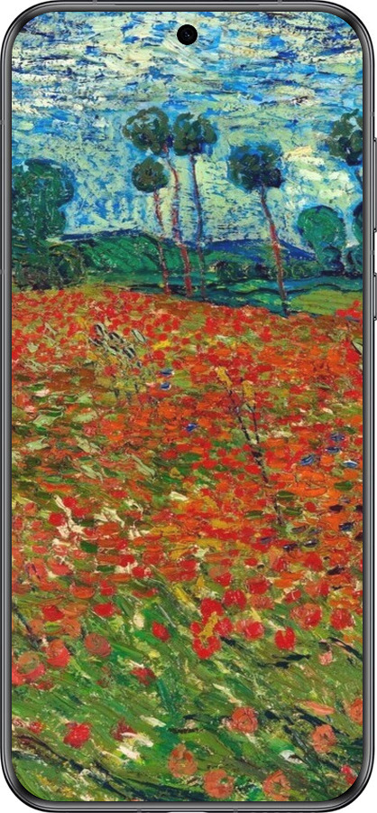 Силиконовый чехол Винсент Ван Гог-Маковое поле для Huawei Pura 70 - 6466u-3703 изображение 