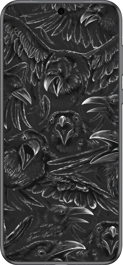 Силиконовый чехол Воронья ярость для Huawei Pura 70 - 6474u-3703 изображение 