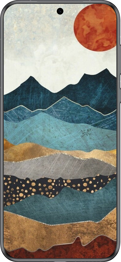 Силиконовый чехол Янтарный закат для Huawei Pura 70 - 6475u-3703 изображение 