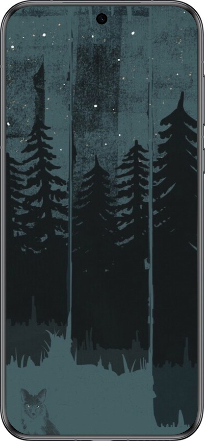 Силиконовый чехол Лиса и ночной лес для Huawei Pura 70 - 6481u-3703 изображение 