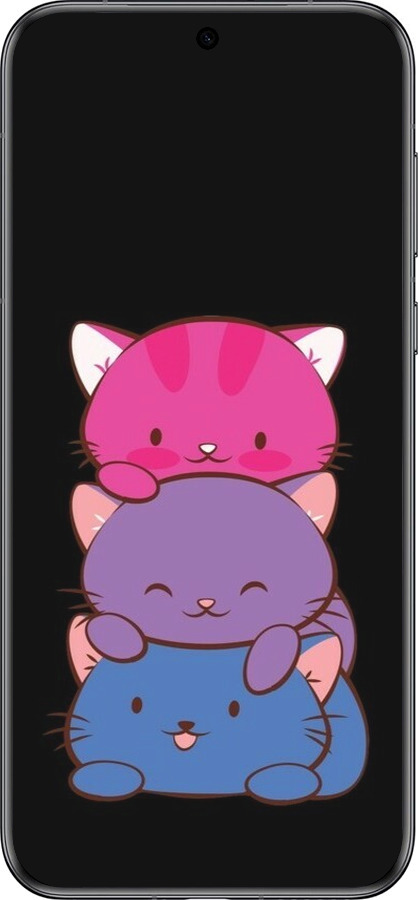 Силиконовый чехол Милые кошки для Huawei Pura 70 - 6518u-3703 изображение 