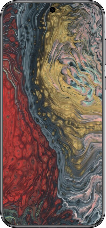 Силіконовий чехол Із зображенням абстрактного живопису для Huawei Pura 70 - 6530u-3703 изображение 