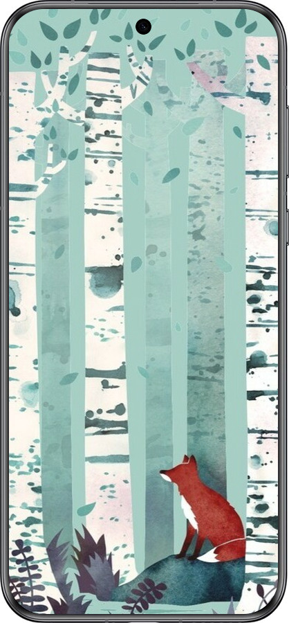 Силиконовый чехол Лис в зелёном лесу для Huawei Pura 70 - 6547u-3703 изображение 