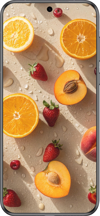 Силиконовый чехол Фрукты 3 для Huawei Pura 70 - 6703u-3703 изображение 