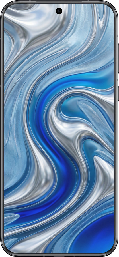 Силиконовый чехол Liquid Chrome для Huawei Pura 70 - 6781u-3703 изображение 