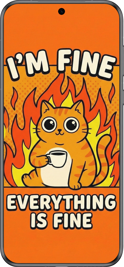 Силиконовый чехол Funny Cat для Huawei Pura 70 - 6786u-3703 изображение 