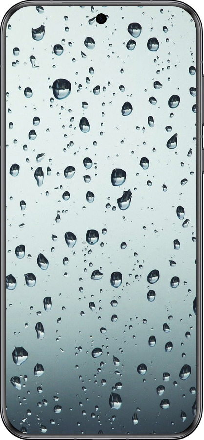 Силиконовый чехол Стекло в каплях для Huawei Pura 70 - 848u-3703 изображение 