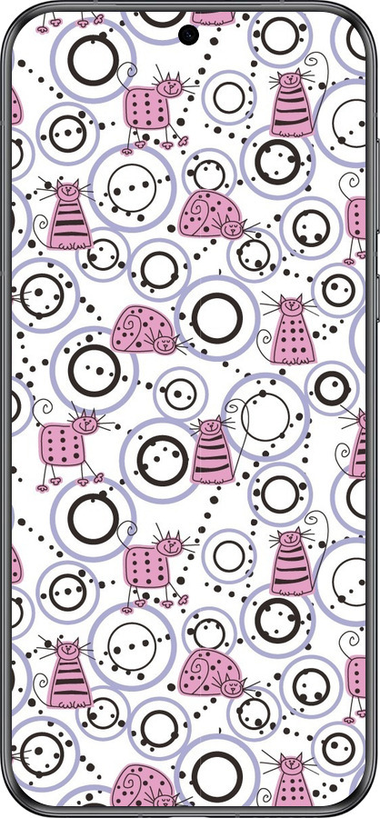 Силиконовый чехол Смешные коты для Huawei Pura 70 - 907u-3703 изображение 