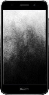 3D пластиковый матовый чехол Абстрактная композиция в серых тонах для Huawei Y3 2017 - 6477m-991 изображение 