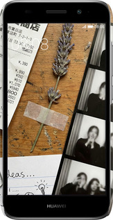 3D пластиковый матовый чехол Aesthetic Scrapbook Collage для Huawei Y3 2017 - 6773m-991 изображение 