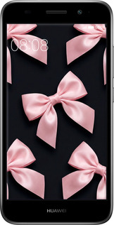 2D пластиковый чехол Coquette Ribbons Dark Coquette для Huawei Y3 2017 - 6767t-991 изображение 