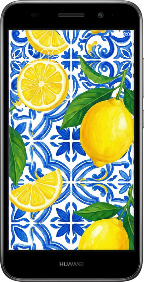 2D пластиковий чехол Grocery Girl Italian Summer для Huawei Y3 2017 - 6766t-991 изображение 