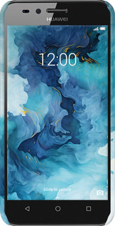3D пластиковий матовий чехол Акварель для Huawei Y3II / Y3 2 - 6320m-495 изображение 