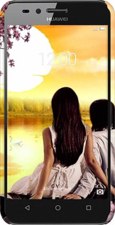 3D пластиковый матовый чехол Sunset для Huawei Y3II / Y3 2 - 6607m-495 изображение 