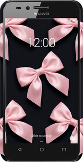 3D пластиковый матовый чехол Coquette Ribbons Dark Coquette для Huawei Y3II / Y3 2 - 6767m-495 изображение 