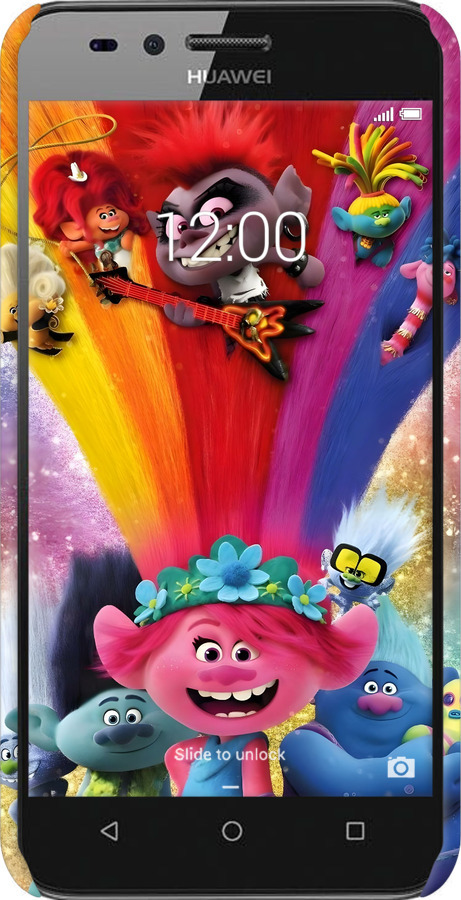 3D пластиковый матовый чехол Троли для Huawei Y3II / Y3 2 - 6343m-495 изображение 