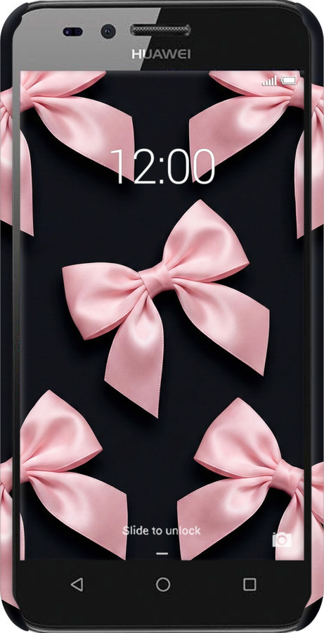 3D пластиковый матовый чехол Coquette Ribbons Dark Coquette для Huawei Y3II / Y3 2 - 6767m-495 изображение 