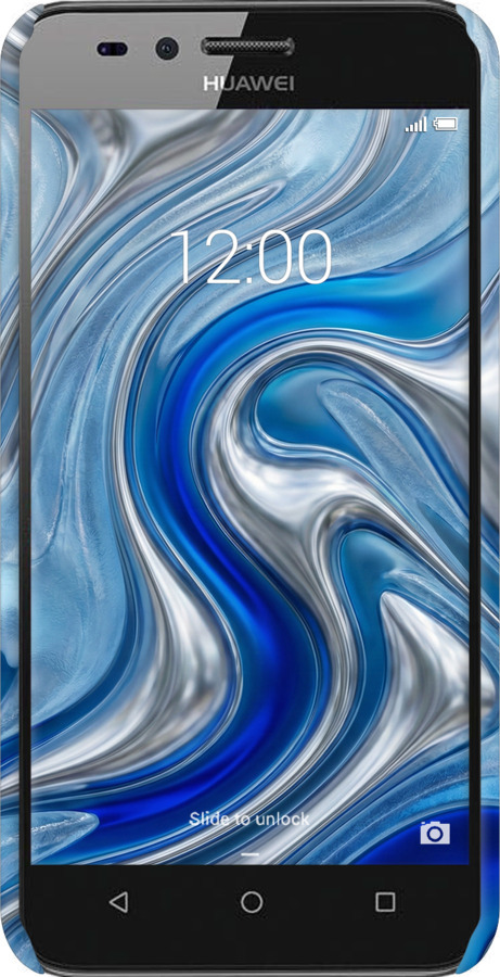 3D пластиковий матовий чехол Liquid Chrome для Huawei Y3II / Y3 2 - 6781m-495 изображение 