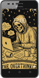 2D пластиковый чехол The Overthinker для Huawei Y3II / Y3 2 - 6774t-495 изображение 