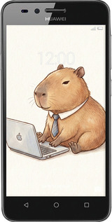 Силіконовий чехол Funny Capybara CEO Working для Huawei Y3II / Y3 2 - 6777u-495 изображение 