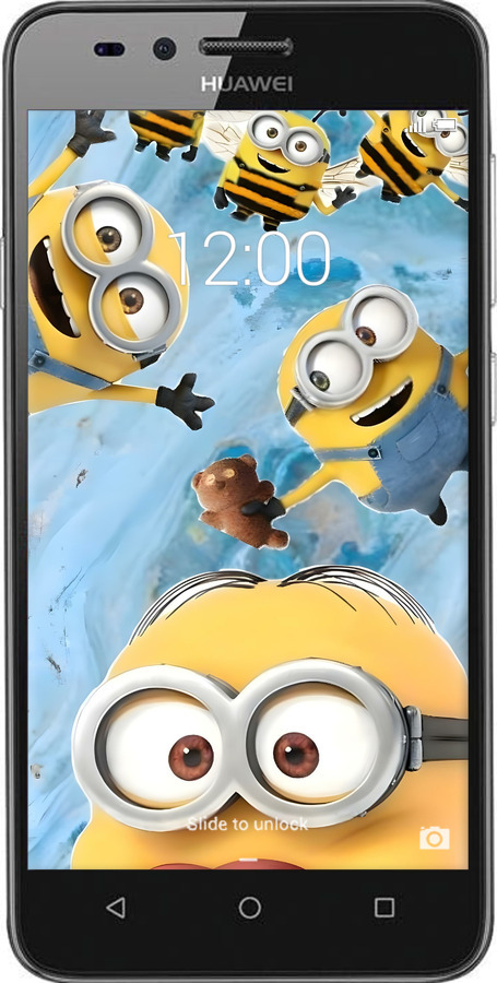 2D пластиковий чехол Миньоны для Huawei Y3II / Y3 2 - 6386t-495 изображение 