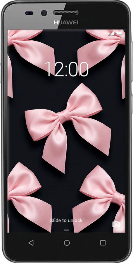 Силіконовий чехол Coquette Ribbons Dark Coquette для Huawei Y3II / Y3 2 - 6767u-495 изображение 