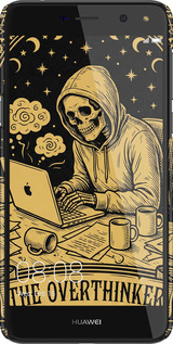 3D пластиковый матовый чехол The Overthinker для Huawei Y5 2017 - 6774m-992 изображение 