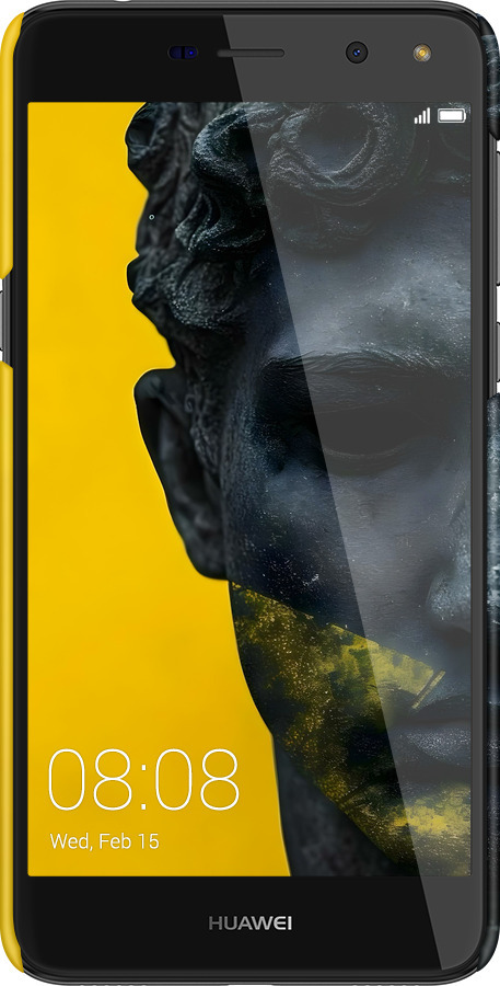 3D пластиковый матовый чехол Статуя арт для Huawei Y5 2017 - 6330m-992 изображение 