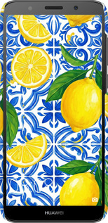 3D пластиковый матовый чехол Grocery Girl Italian Summer для Huawei Honor 7A - 6766m-1805 изображение 