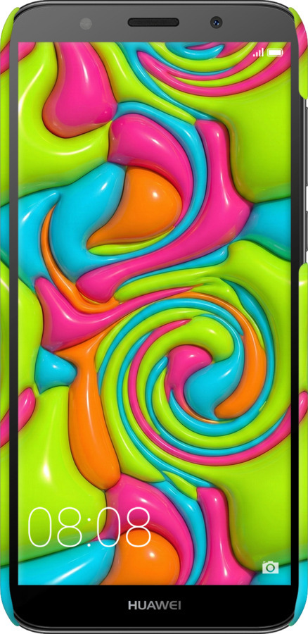 3D пластиковый матовый чехол Y2K Jelly Dream для Huawei Y5 2018 - 6780m-1500 изображение 