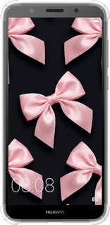 Силикон с усиленными углами чехол Coquette Ribbons Dark Coquette для Huawei Y5 2018 - 6767sp-1500 изображение 