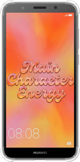 Силикон с усиленными углами чехол Aura Gradient Main Character Energy Aesthetic Y2K для Huawei Y5 2018 - 6783sp-1500 изображение 