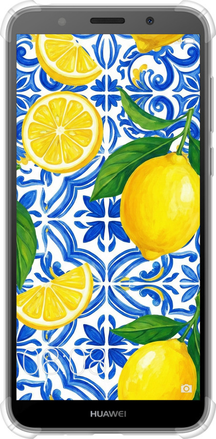 Силикон с усиленными углами чехол Grocery Girl Italian Summer для Huawei Honor 7A - 6766sp-1805 изображение 