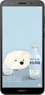 2D пластиковый чехол Пес водка для Huawei Y5 2018 - 6368t-1500 изображение 