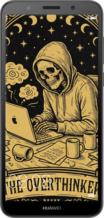 2D пластиковый чехол The Overthinker для Huawei Y5 2018 - 6774t-1500 изображение 
