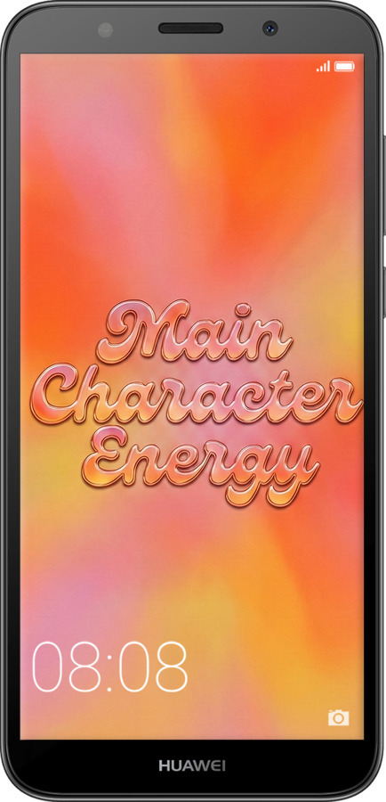 2D пластиковый чехол Aura Gradient Main Character Energy Aesthetic Y2K для Huawei Y5 2018 - 6783t-1500 изображение 