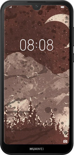 TPU чехол С изображением лунного пейзажа в ночном лесу для Huawei Y5 2019 - 6546b-1695 изображение 