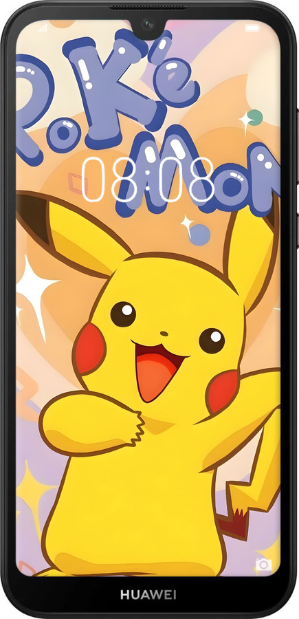 TPU чехол Пикачу для Huawei Y5 2019 - 6383b-1695 изображение 