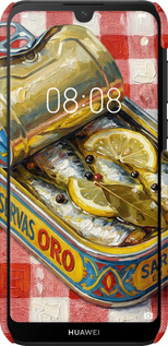 3D пластиковый матовый чехол Vintage Sardine Tin Phone для Huawei Y5 2019 - 6772m-1695 изображение 