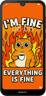 2D пластиковий чехол Funny Cat для Huawei Y5 2019 - 6786t-1695 изображение 