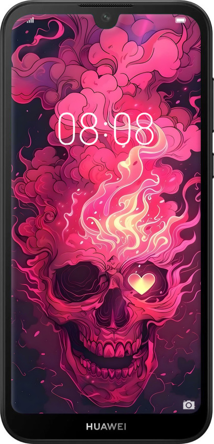 2D пластиковый чехол Череп арт для Huawei Y5 2019 - 6385t-1695 изображение 