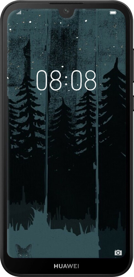 2D пластиковий чехол Лисиця та нічний ліс для Huawei Y5 2019 - 6481t-1695 изображение 
